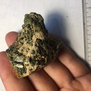 Natural Demantoid Garnet Crystal Cluster