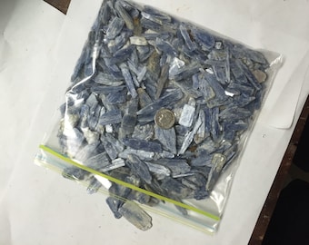 1lb Lot of Blue Kyanite Crystal Blades