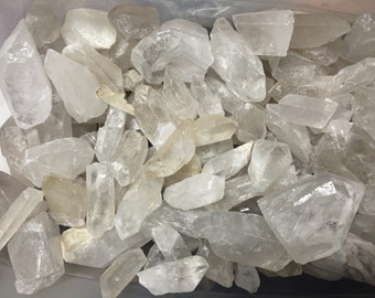 1lb+ Clear Quartz Crystals from Brazil BEST DEAL