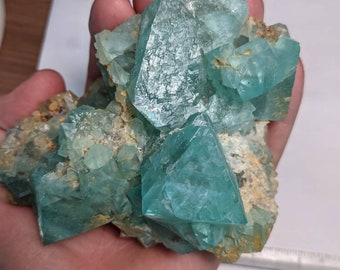 Big 1.6lb Riemvasmaak Fluorite Cluster (South Africa)