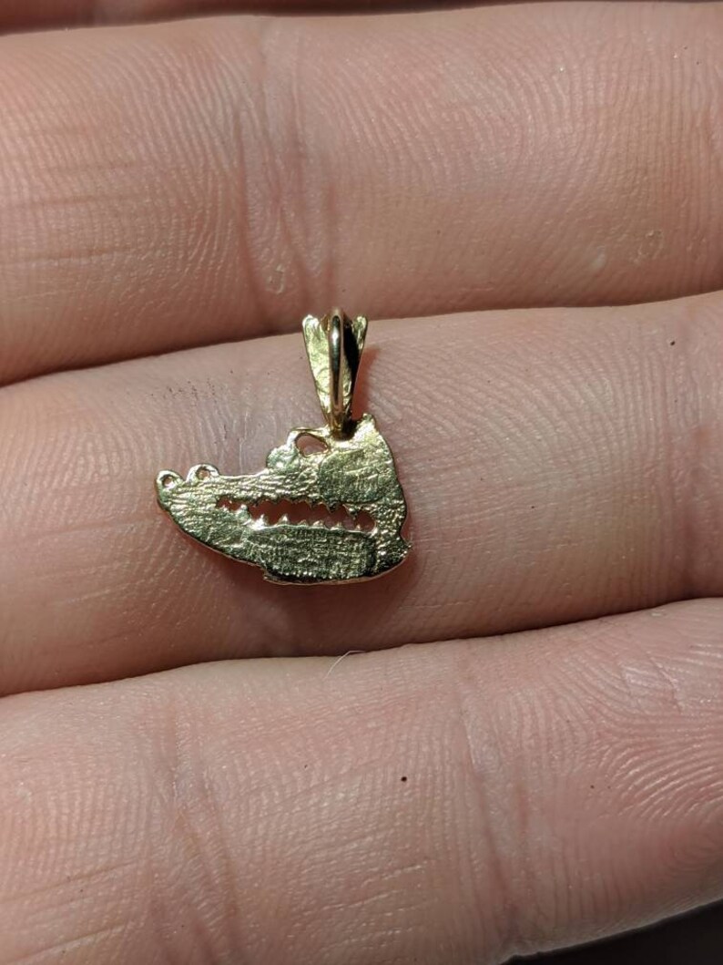 Gold University of Florida Gators Pendant Charm 10k
