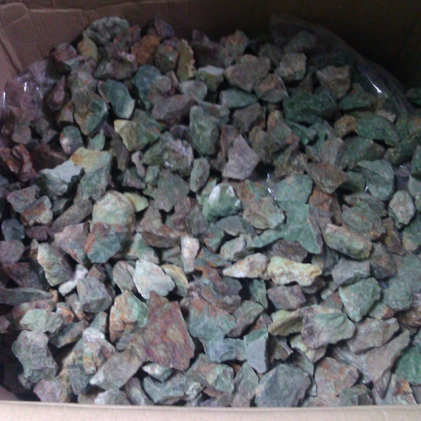 1lb Lot Rough Chrysoprase Stones