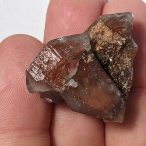Hematite Included Quartz Cluster, Orange River South Africa