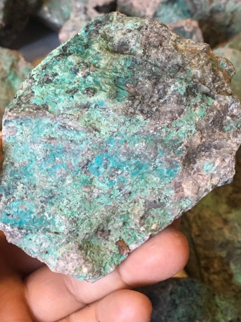 20lbs Box of Large Chrysocolla Rough Clusters from AZ