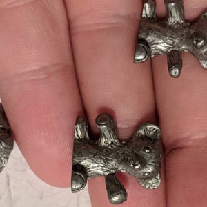 Small Bear Pewter Figurine