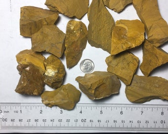 1lb+ Wholesale Rough yellow Jasper