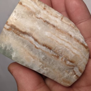 Big Blue Aragonite Polished Freeform Caribbean Calcite