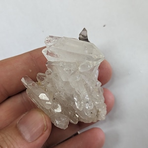 Epic Silver Spray Rutile inside Quartz Crystal
