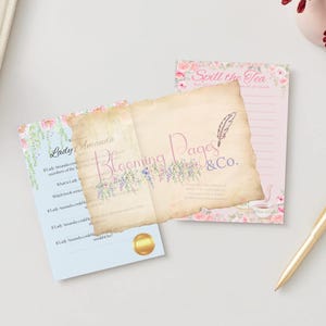 Jeux de douche nuptiale personnalisés Bridgerton