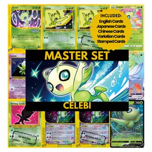 Shiny Celebi - Etsy Ireland
