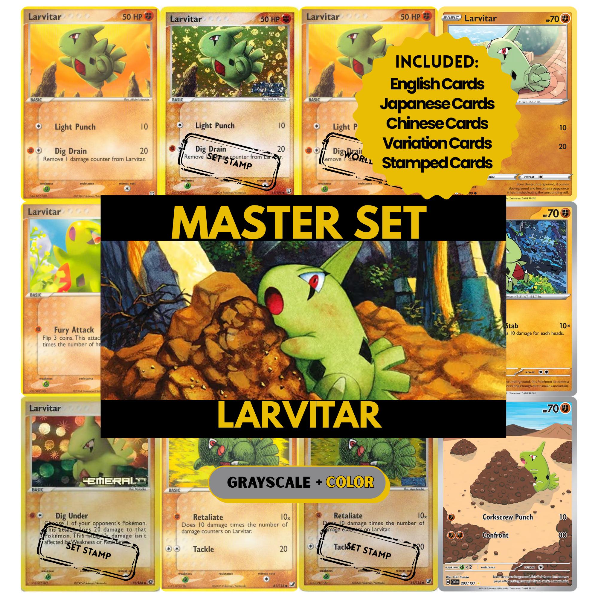 Larvitar Card - Etsy Australia