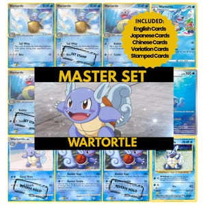 Wartortle Card - Etsy Canada