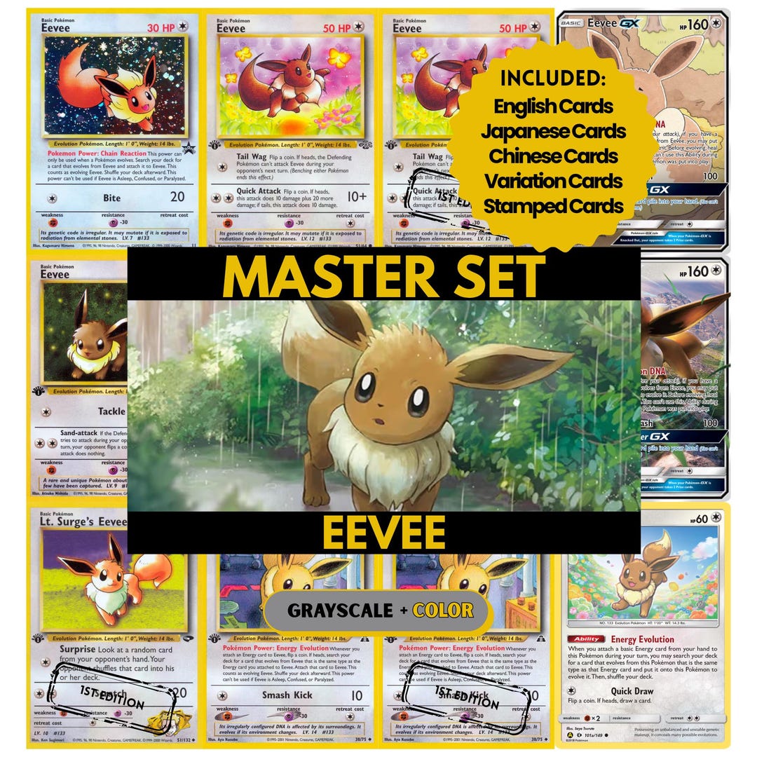 pokemon all eevee cards 10 BEST Eeveelution OF TIME! Near Mint /// Near Mint FoilCards in Near Mint (NM) condition show minimal wear from shuffling Eevee Ex  Prismatic Evolutions