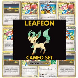 Carte Leafeon Binder Cameo, segnaposto per Pokédex, download + PDF stampabile