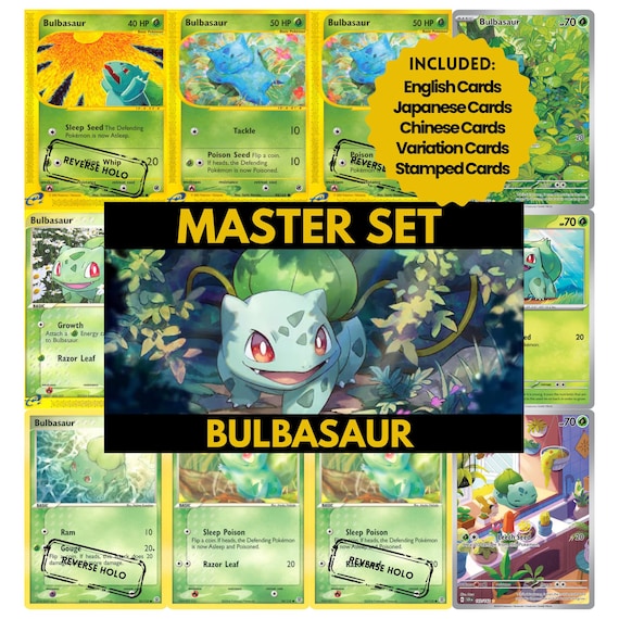 bulbasour pokemon card 001/165 Bulbasaur (Pokémon 151) Pokemon card (English) – Cham Gaming main image 0