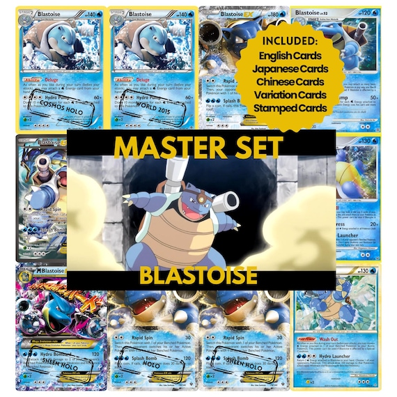 Blastoise Master Set Binder Pages, Pokemon Placeholder Cards, Printable PDF & Digital Download - Etsy Israel Blastoise Master Set Binder Pages, Pokemon Placeholder Cards, Printable PDF & Digital Download - Etsy Israel