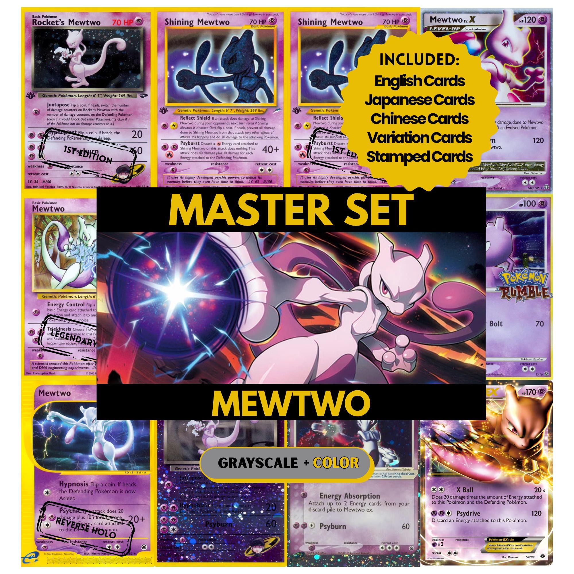 Mewtwo Binder - Etsy