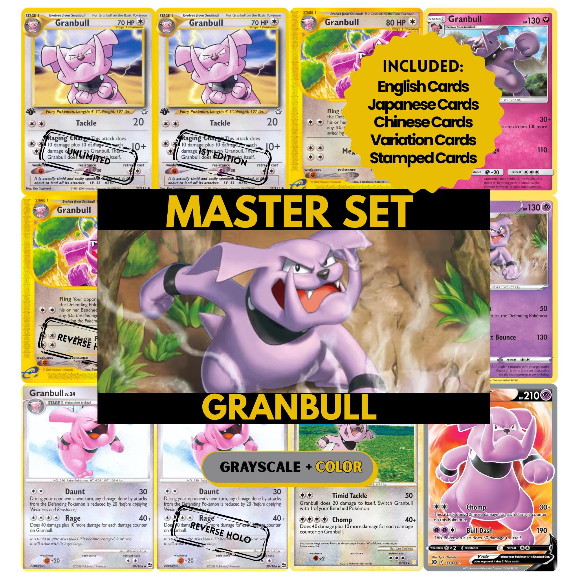 Granbull Toy - Etsy