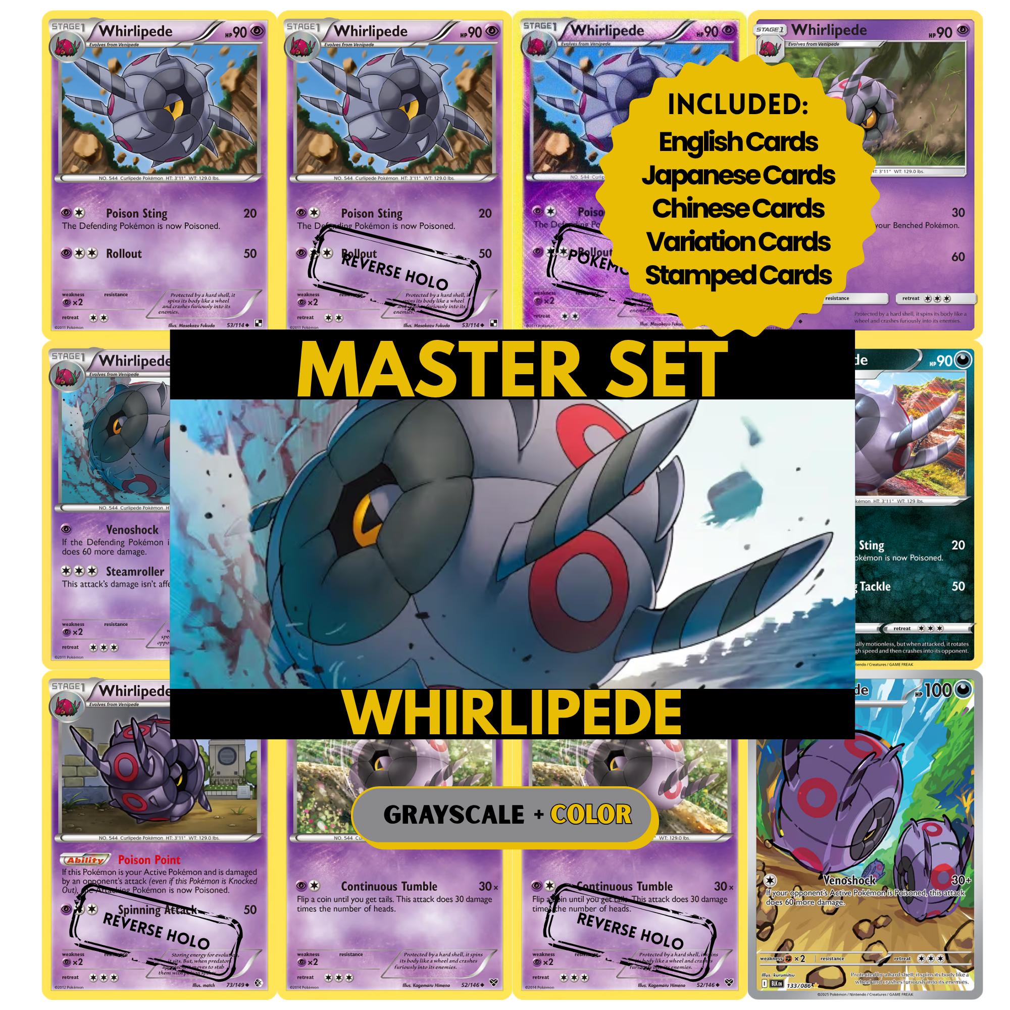 whirlipede pokemon card Pokemon SM-3 Burning Shadows: SCOLIPEDE - 58/147 - Reverse Holo main image 1