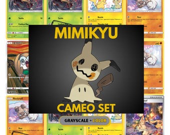 Tarjetas Mimikyu Binder Cameo, marcadores de posición para la Pokédex, descarga + PDF imprimible