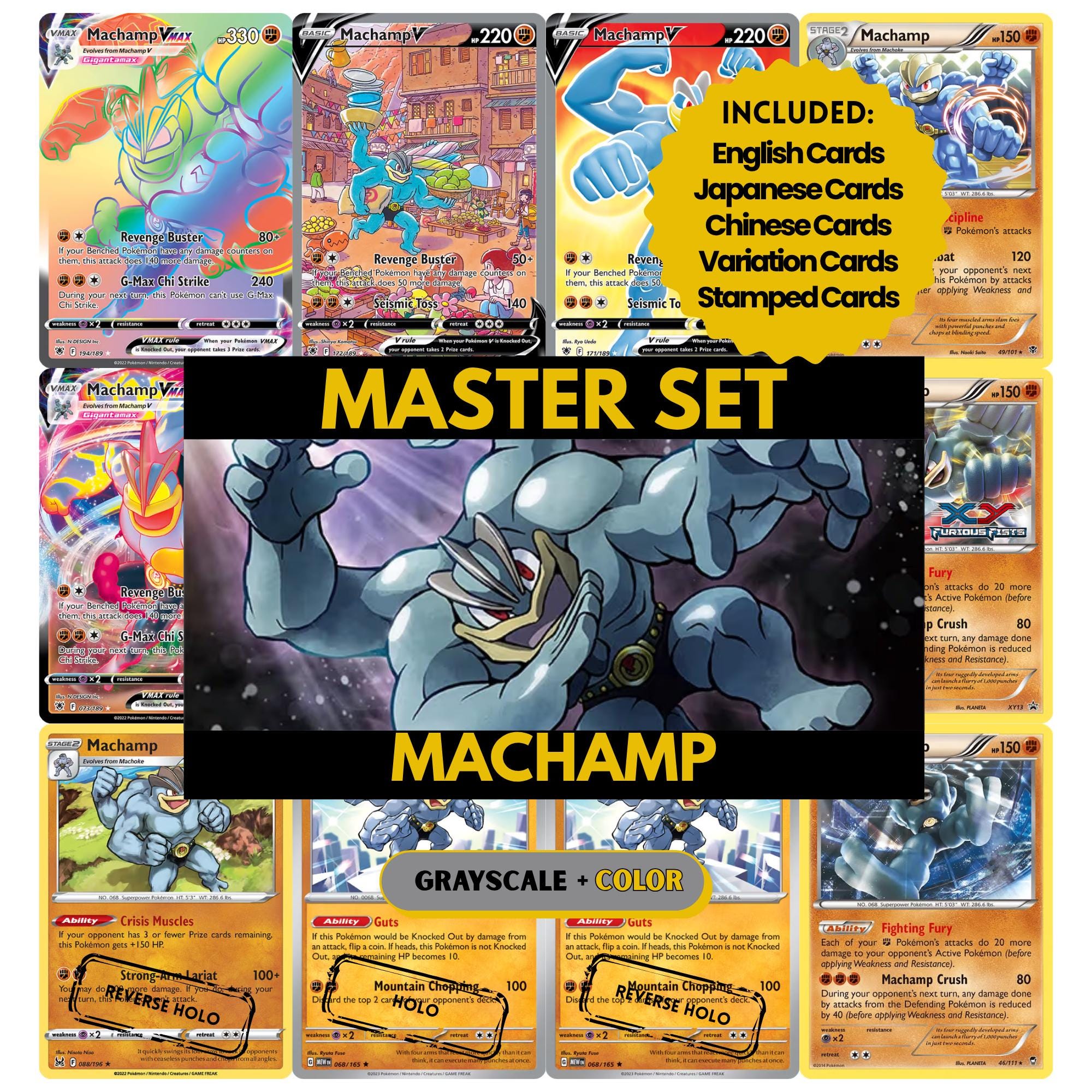 Machamp Card - Etsy