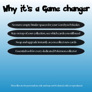 Gorebyss set checklist highlighting the benefits of tracking and upgrading your Pokémon card collection.