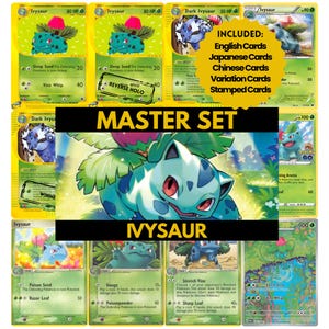sword and shield pokemon cards prices Bulbasaur/Ivysaur/Venusaur Sticker (S10) [Topps Pokemon the First Movi main image 1