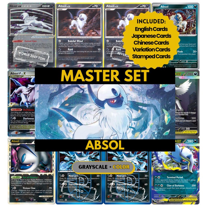 Custom Absol Cards - Etsy