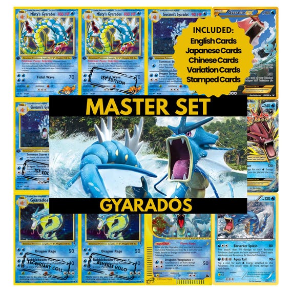 gyarados pokémon trading card game Pokemon Trading Card Game Shiny Mega Gyarados Playmat main image 1
