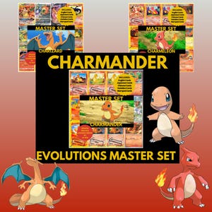 Glumanda Evolutions Master Set Bundle Platzhalter: Englisch, Japanisch, Chinesisch (PDF Downloads)