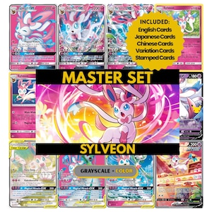 Sylveon Master Set Binder Pages, Pokemon Placeholder Cards, Printable PDF & Digital Download