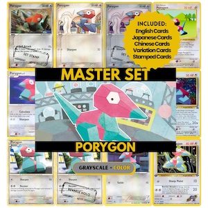 1995 porygon pokemon card value Master Set Binder Pages, Placeholder Cards, Printable PDF & Digital Download Change Porygons Resistance to a type of your choice other than Colorless.Weakness Porygon - Great Encounters -