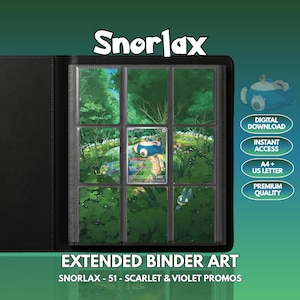 Relaxo 51 Binder Art Pokémon Binder Display (Digital Download + druckbare)