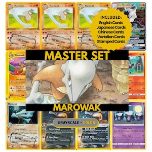 marowak pokemon card price Fighting Bone Windmill (60) If your opponents Active Pokmon is a Pokmon Marowak rare pokemon card good