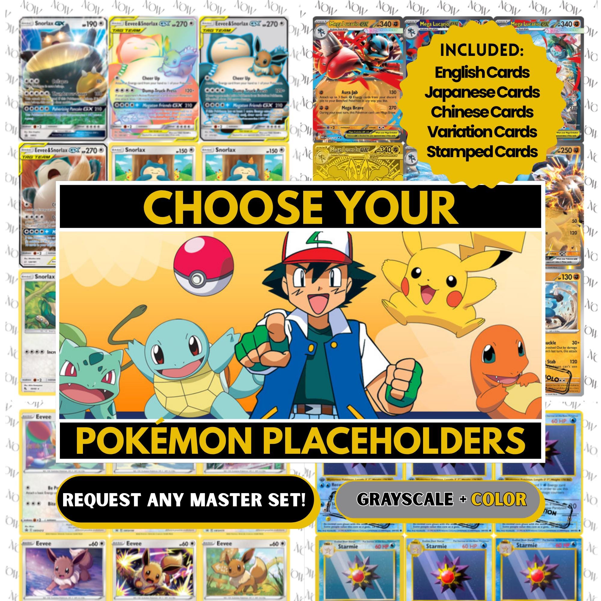 Pokemons Sleeves - Etsy