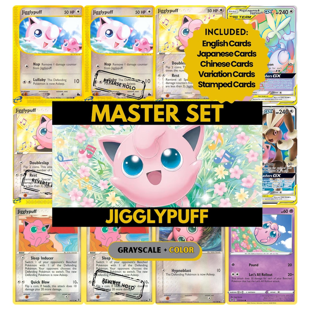 jigglypuff pokemon card binder Jigglypuff binder and god pack for my daughter : r/PokemonTCG