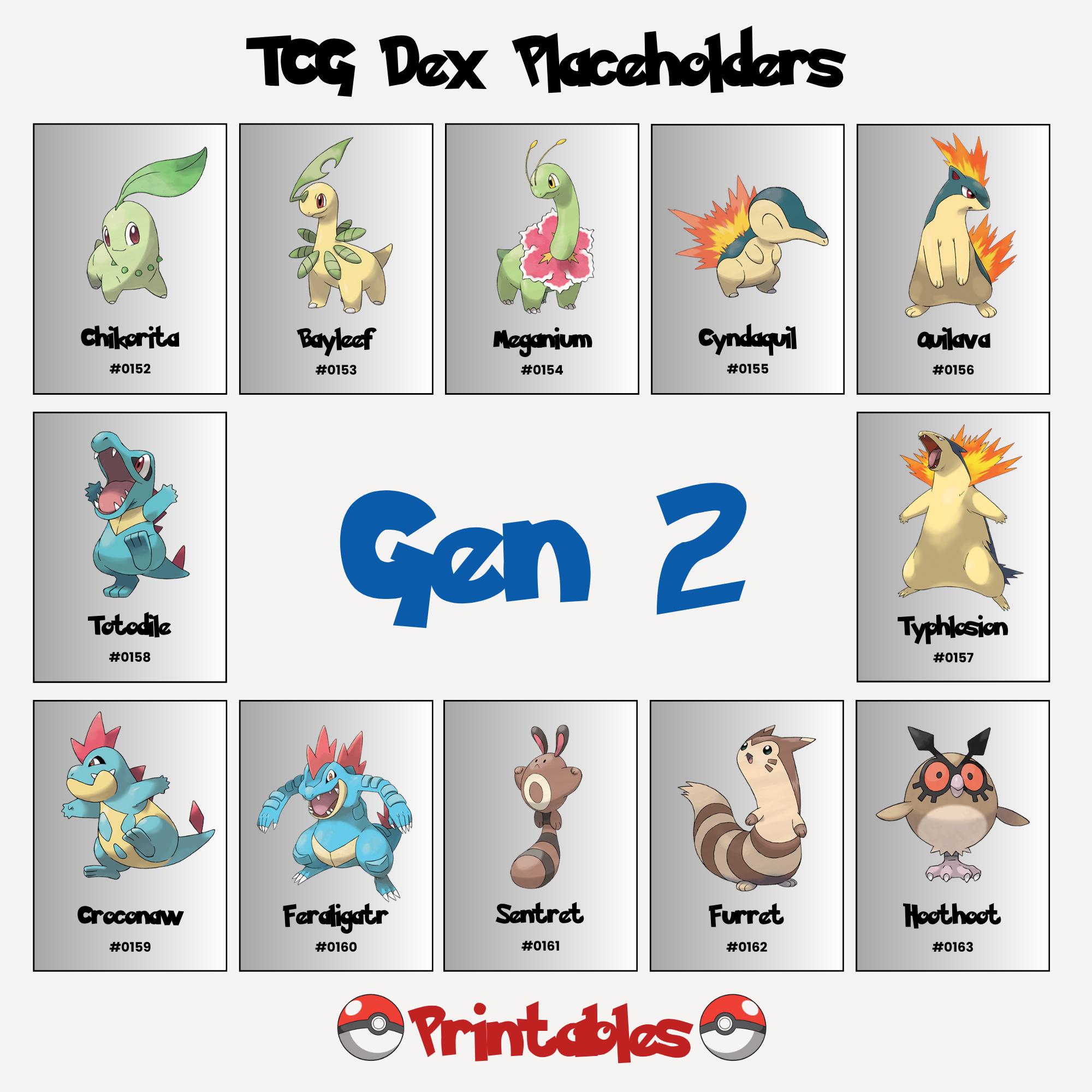 Johto pokedex - Etsy 日本