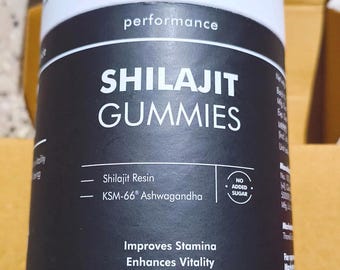 Shilajit Ashwagandha Gummies: Uthållighet och energi - Man Matters 30 gummies