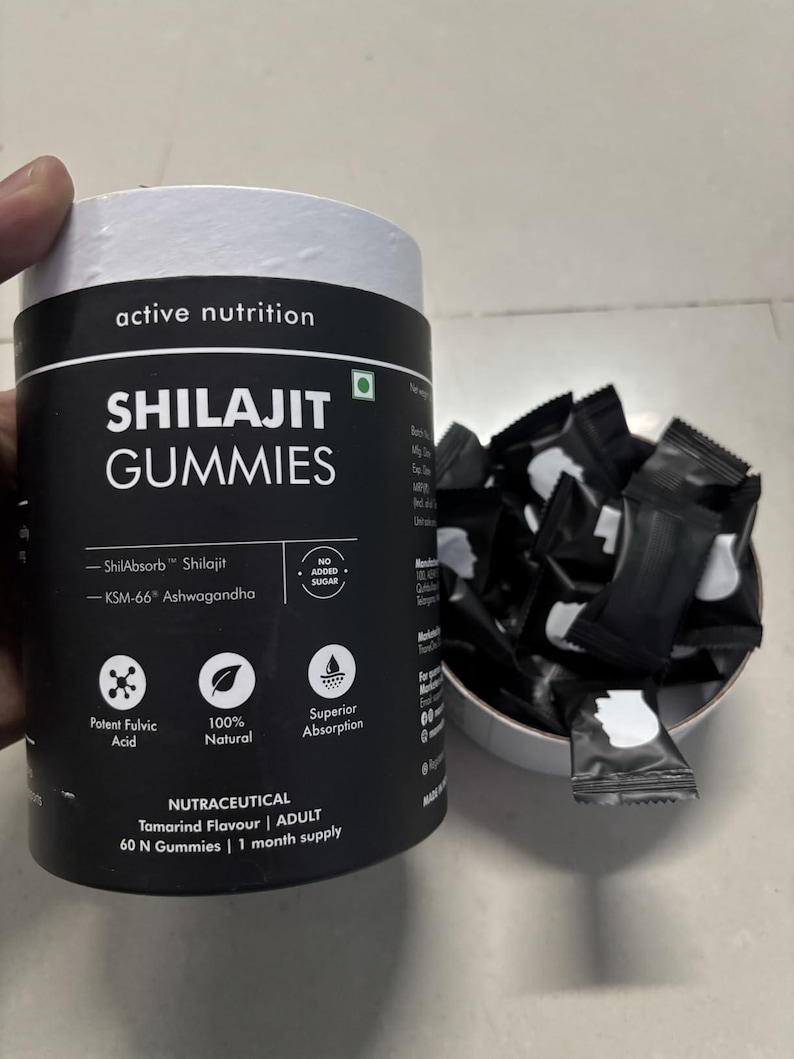 100% Ayurvedic Himalayan Shilajit 30 Gummies with KSM 66 Ashwagandha image 6