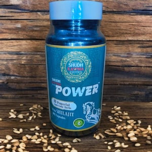 Ayurvedische Shilajit-Kapseln für Männer: Energie & Ausdauer - 30 Stück