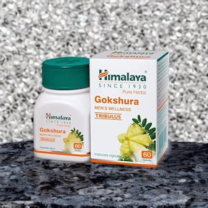 Himalaya Gokshura Ayurveda-Tabletten: Ausdauer & Kraft - 60 Kapseln