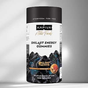 Himalaya Shilajit Gummies: 225 mg, Ingwer Honig Geschmack KSM-66 Ashwagandha, Vegan, Laborgetestet, 60N Bild 1