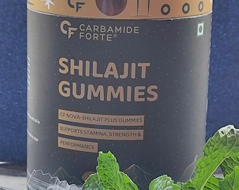 Shilajit Gummies for Men: Gokshura & Ashwagandha - 60 Veg Gummies