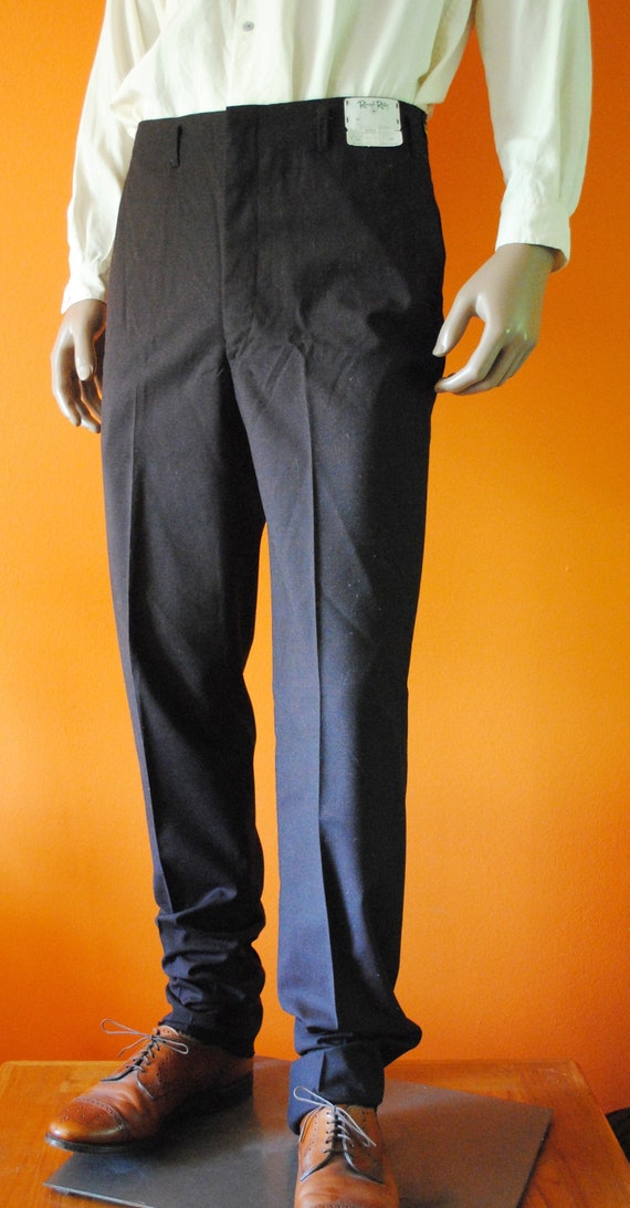 1950s Mens Wool Slacks, sz 32