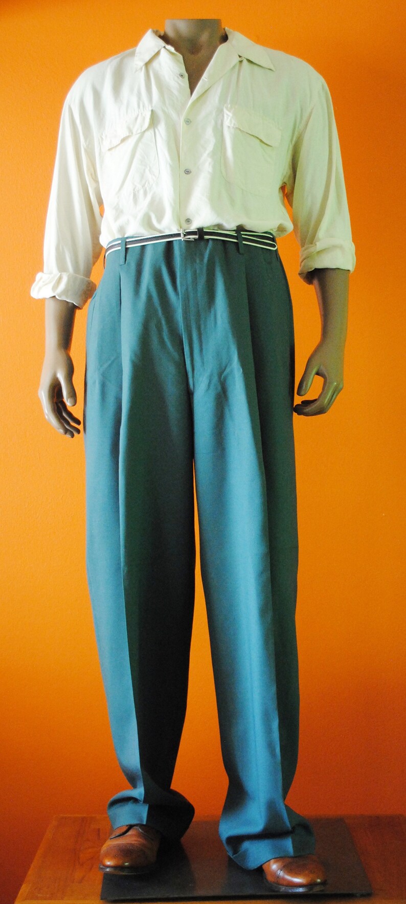 high waisted slacks