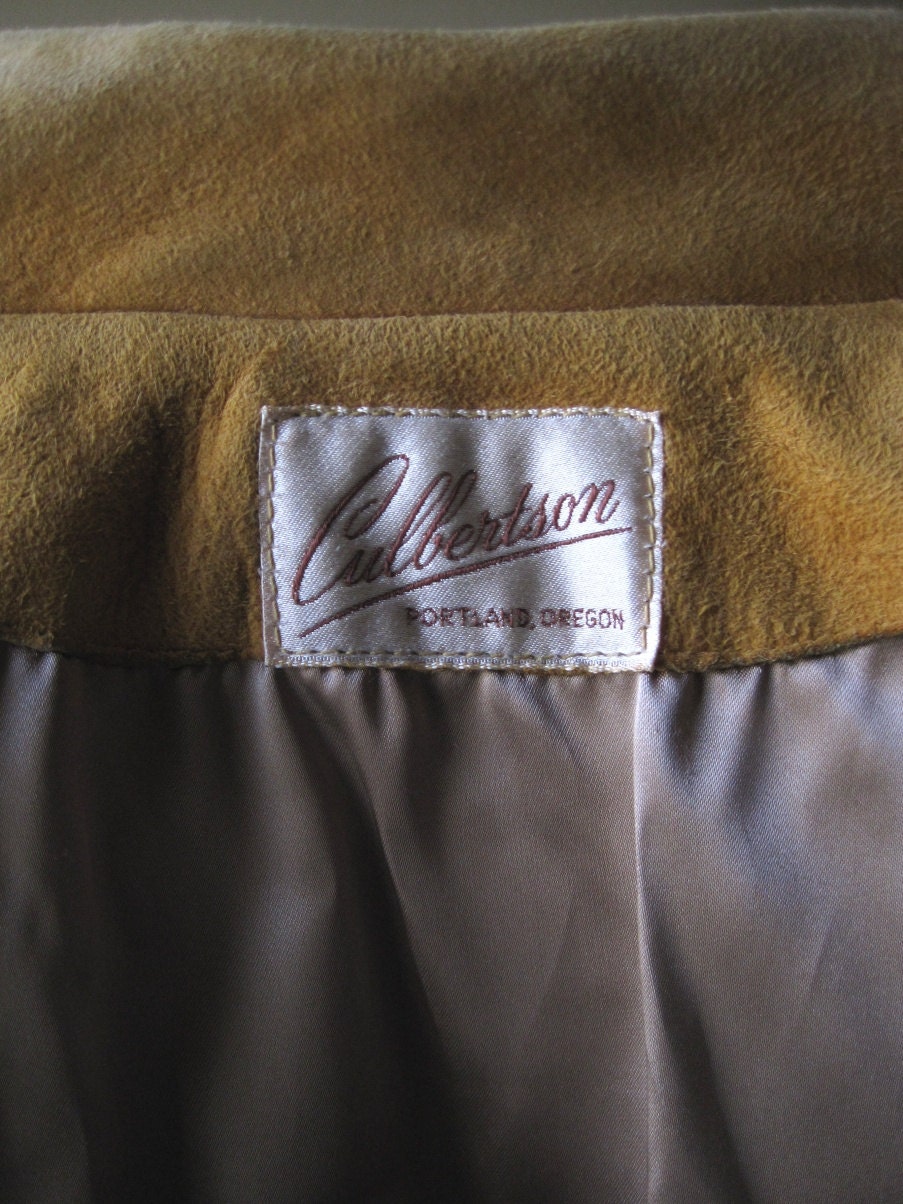 Elk Skin Jacket 40 Bust Etsy