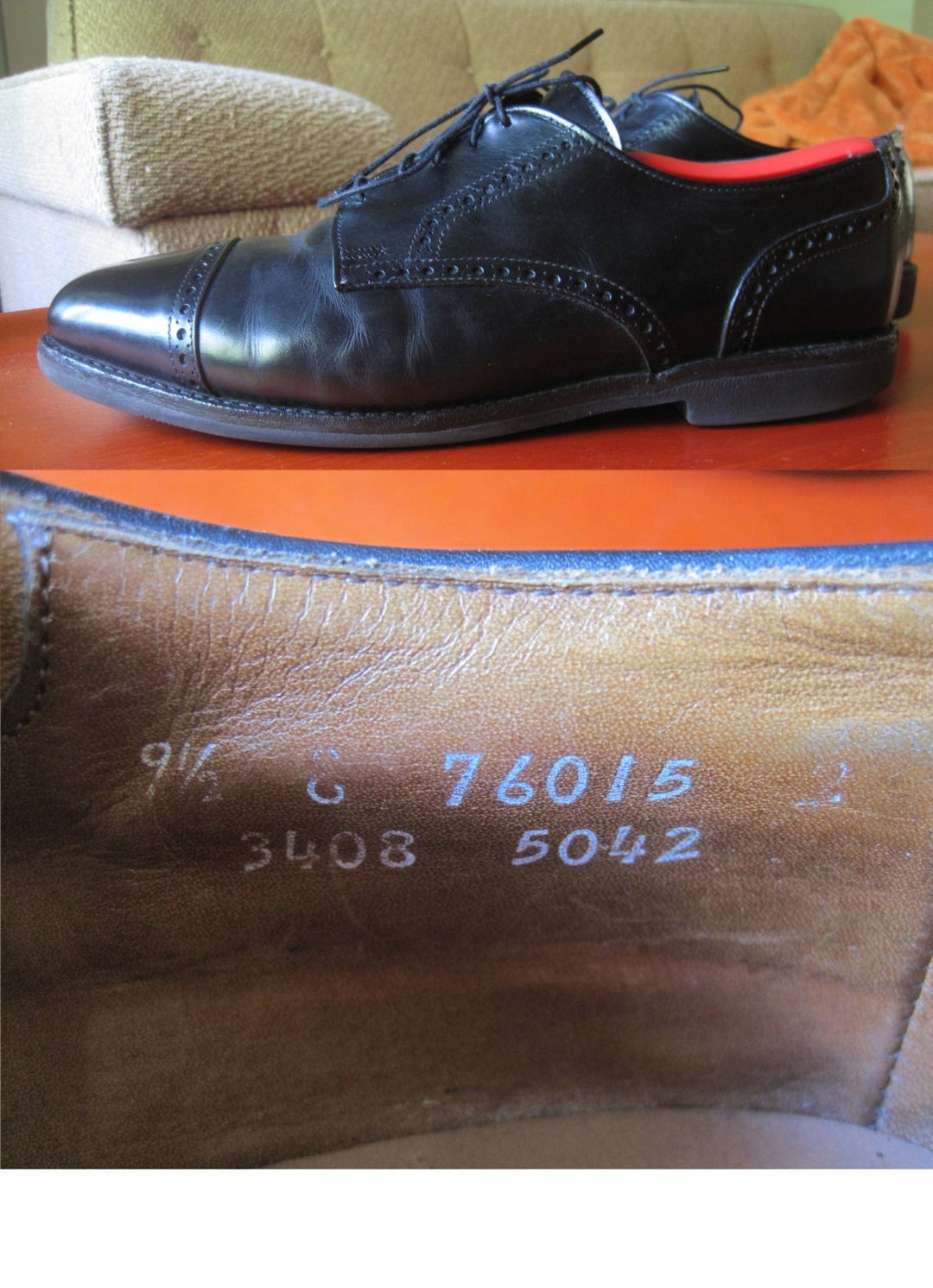 Allen Edmonds Lasalle V-Tip Shoes Made in USA 9D Men's 27.0cm /saa011620
