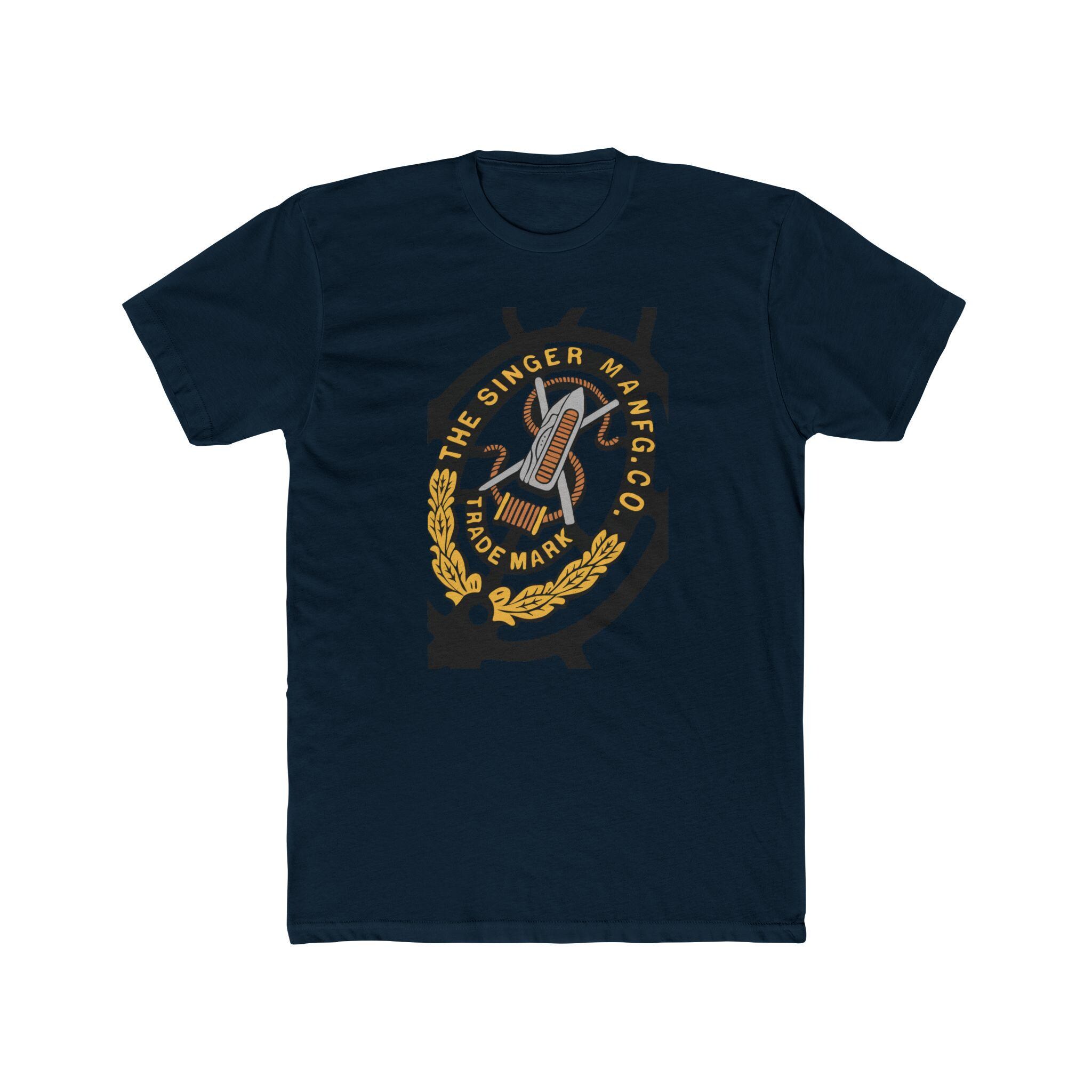 Vintage Singer Sewing Machine Logo T-shirt - Etsy
