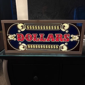 Vintage Glass Slot Machine – Old Vegas Collectible (Dollars)