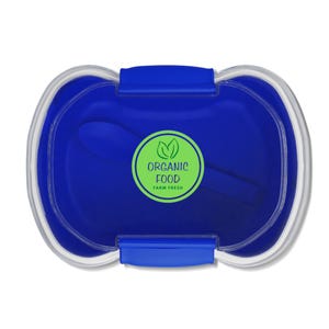 Eco-Friendly Two-Tier Bento Box for Meal Prep, Lunch Box, Portable Food Container, Travel Convenient Storage, Snack and Sandwich Organizer